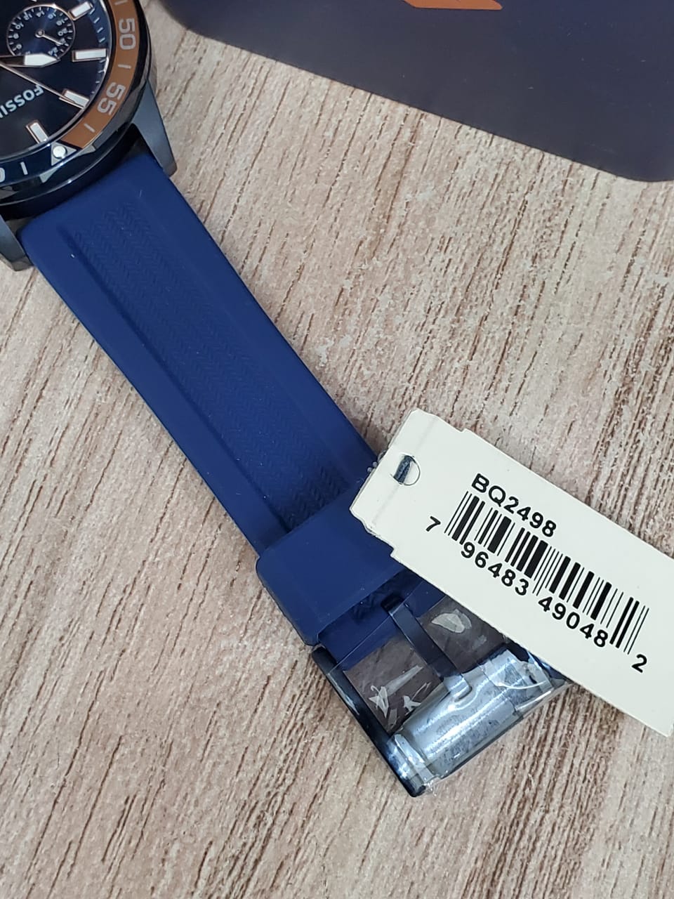 Fossil Bannon Multifunction Blue Silicone Watch BQ2498 - Image 8