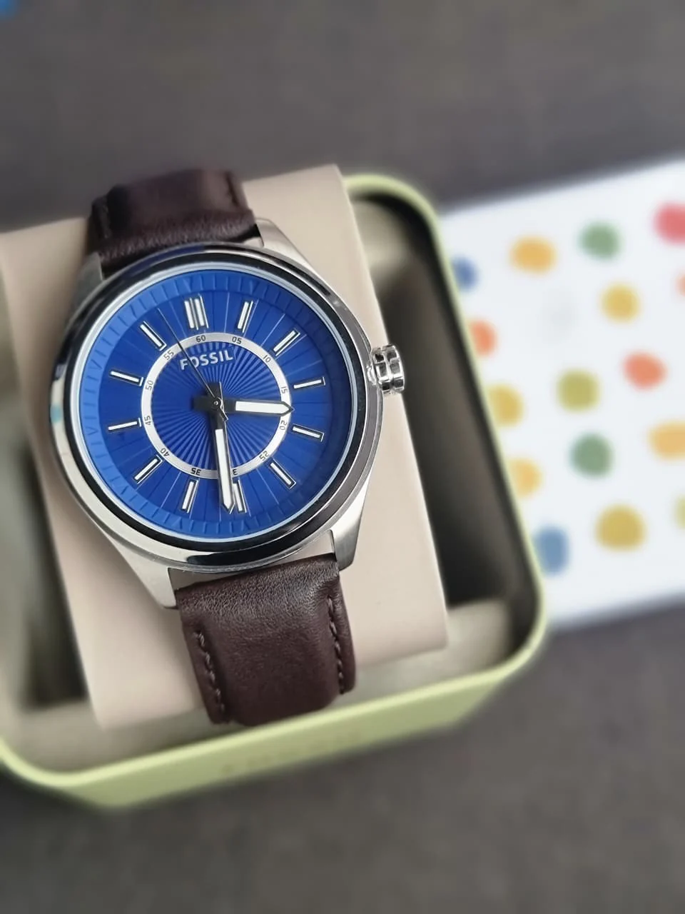 Fossil Bq1519 Blue dial 45mm Dial Size Watch - Image 5