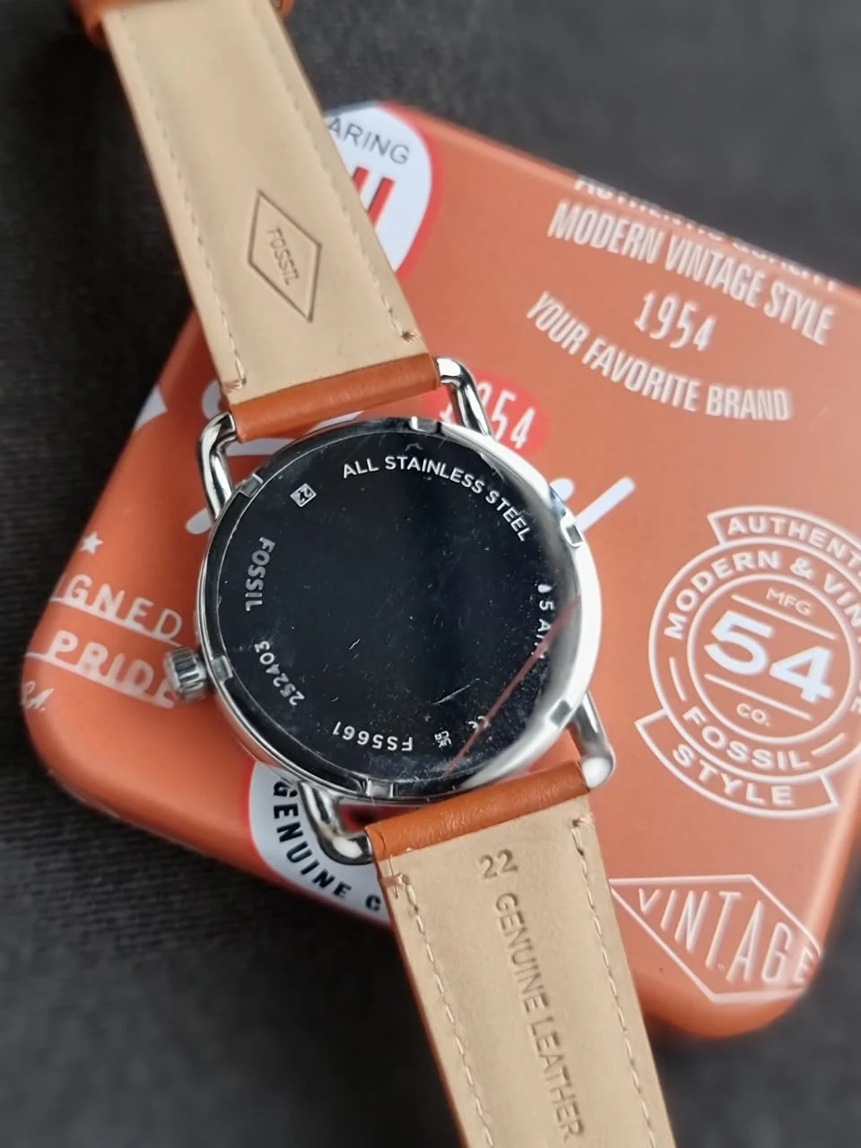 FOSSIL Copeland Quartz Blue Dial Men's Watch Item No. FS5661 - Image 4