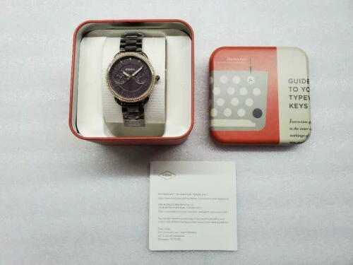 Fossil ES4258 Women's Tailor Brown Dial Stainless Steel Bracelet Watch - Image 3