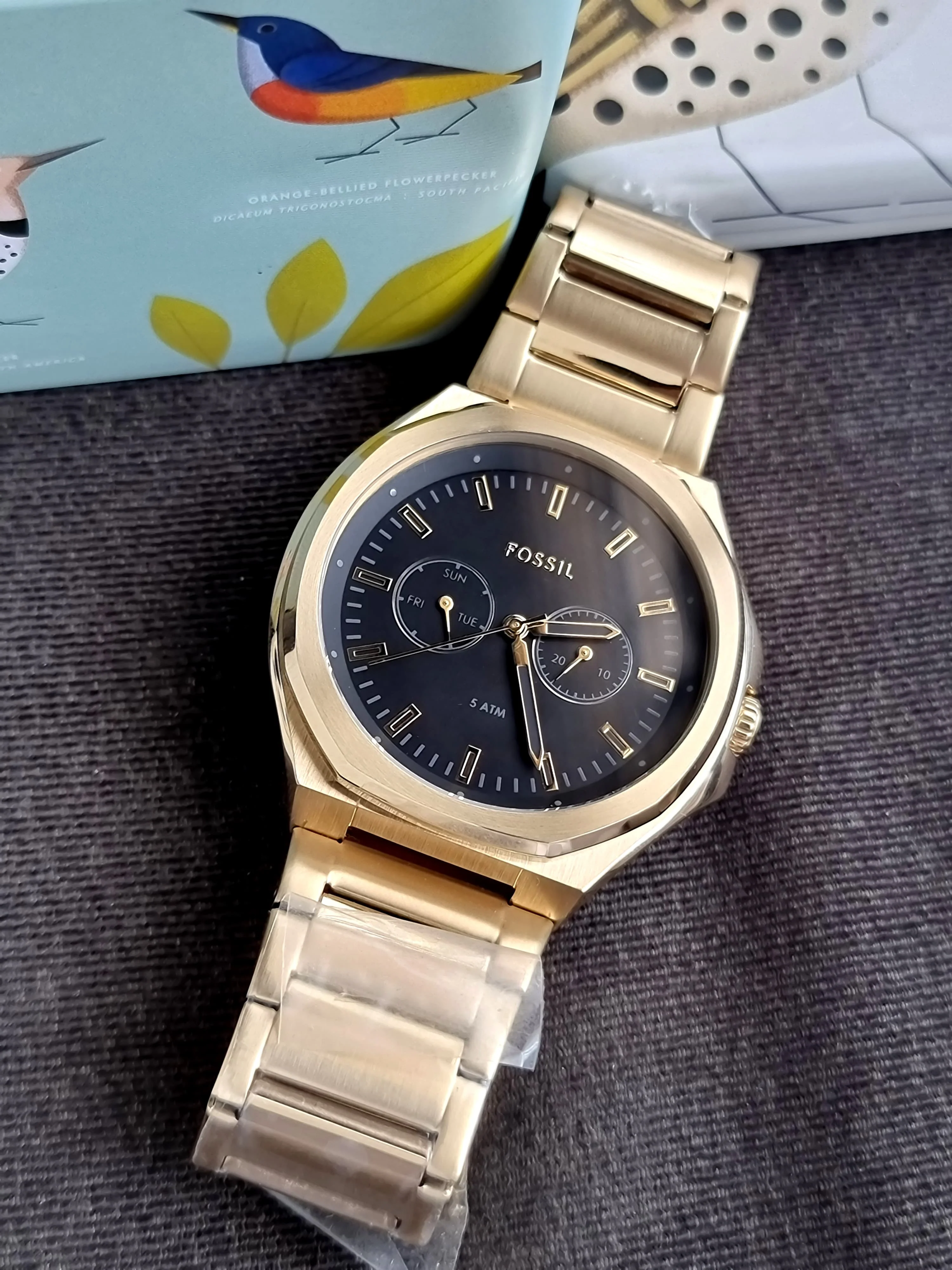 Fossil Evanston Multifunction Gold-Tone Stainless Steel Watch Bq2611