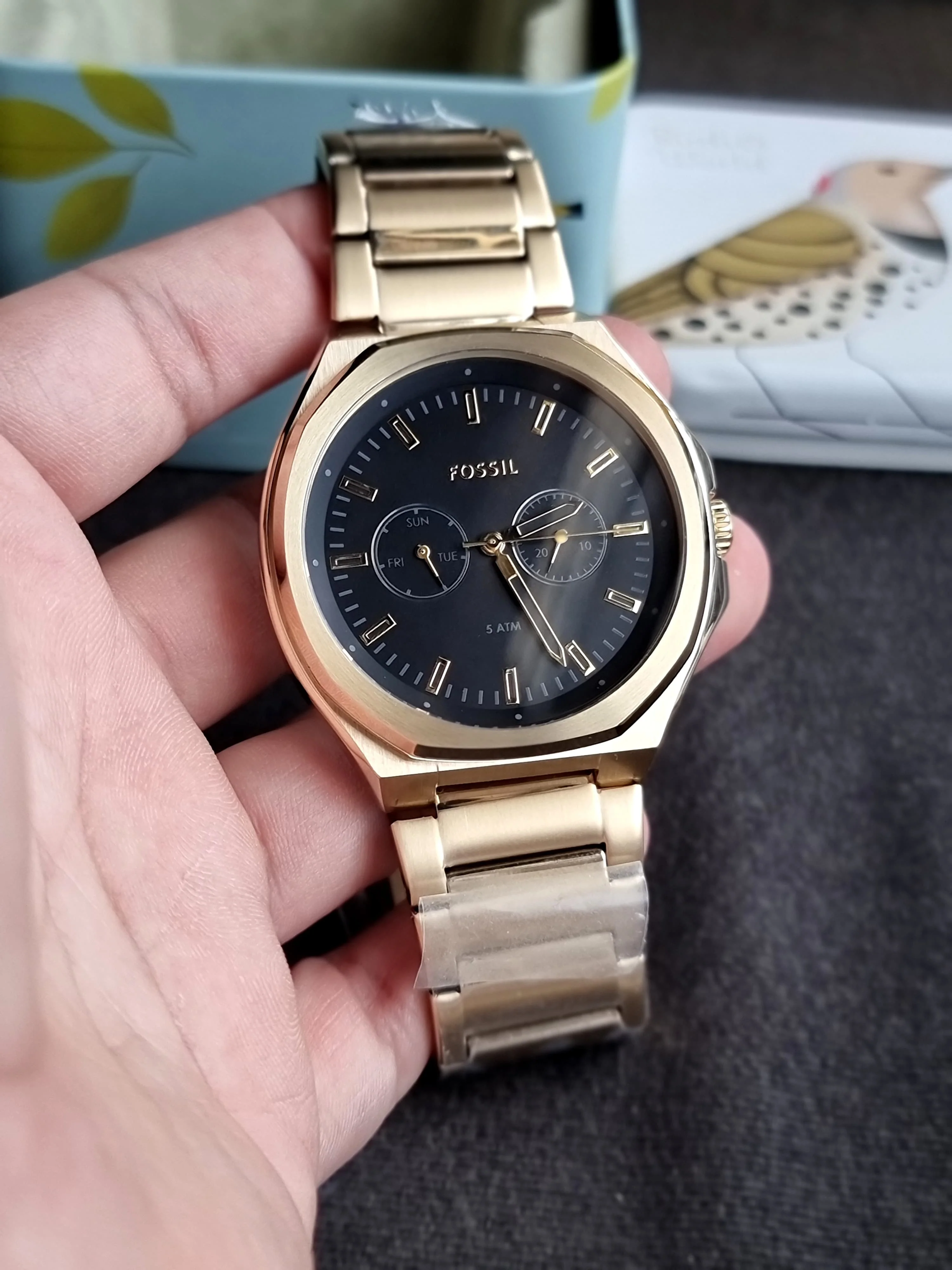 Fossil Evanston Multifunction Gold-Tone Stainless Steel Watch Bq2611 - Image 2