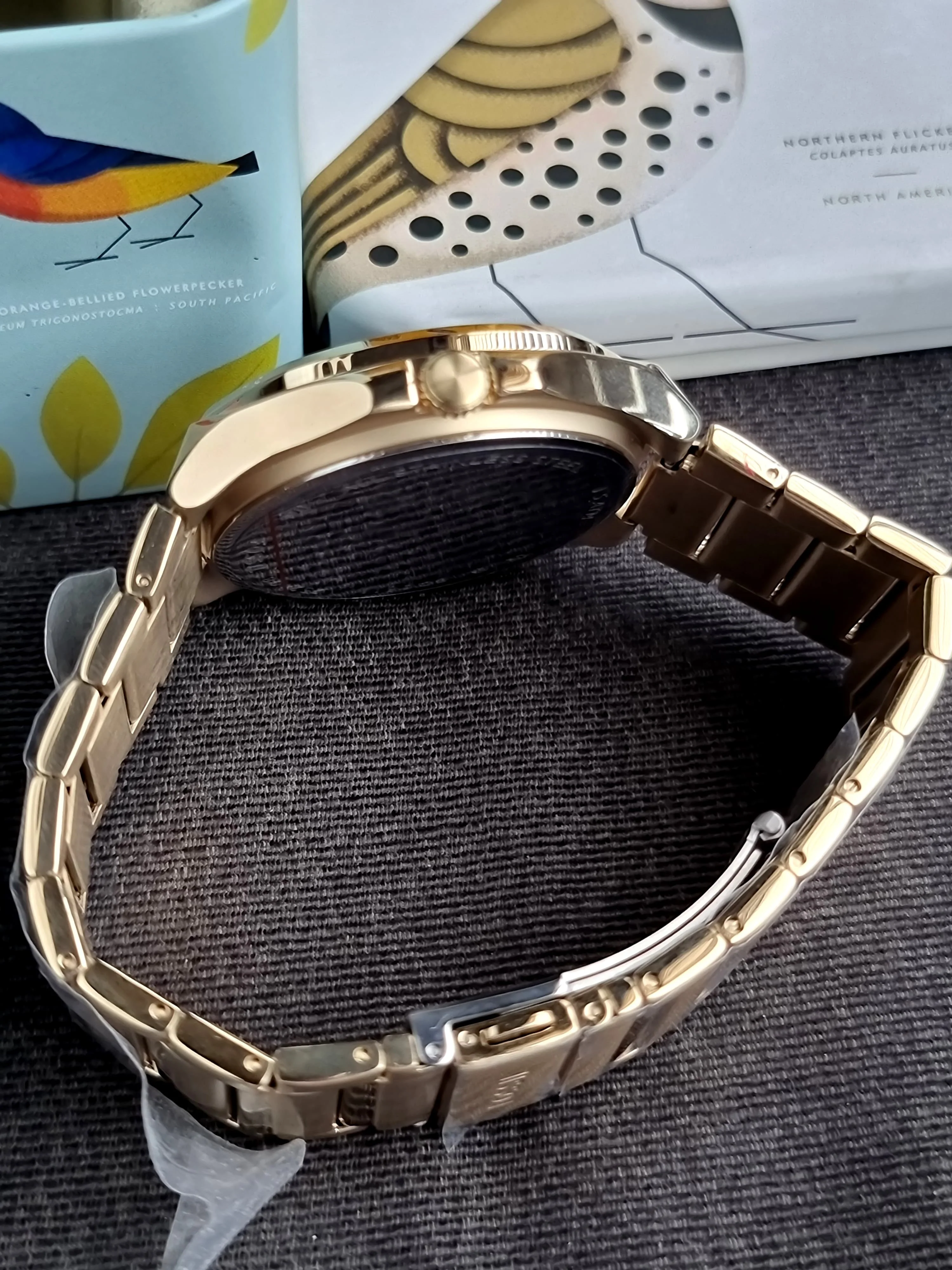 Fossil Evanston Multifunction Gold-Tone Stainless Steel Watch Bq2611 - Image 3