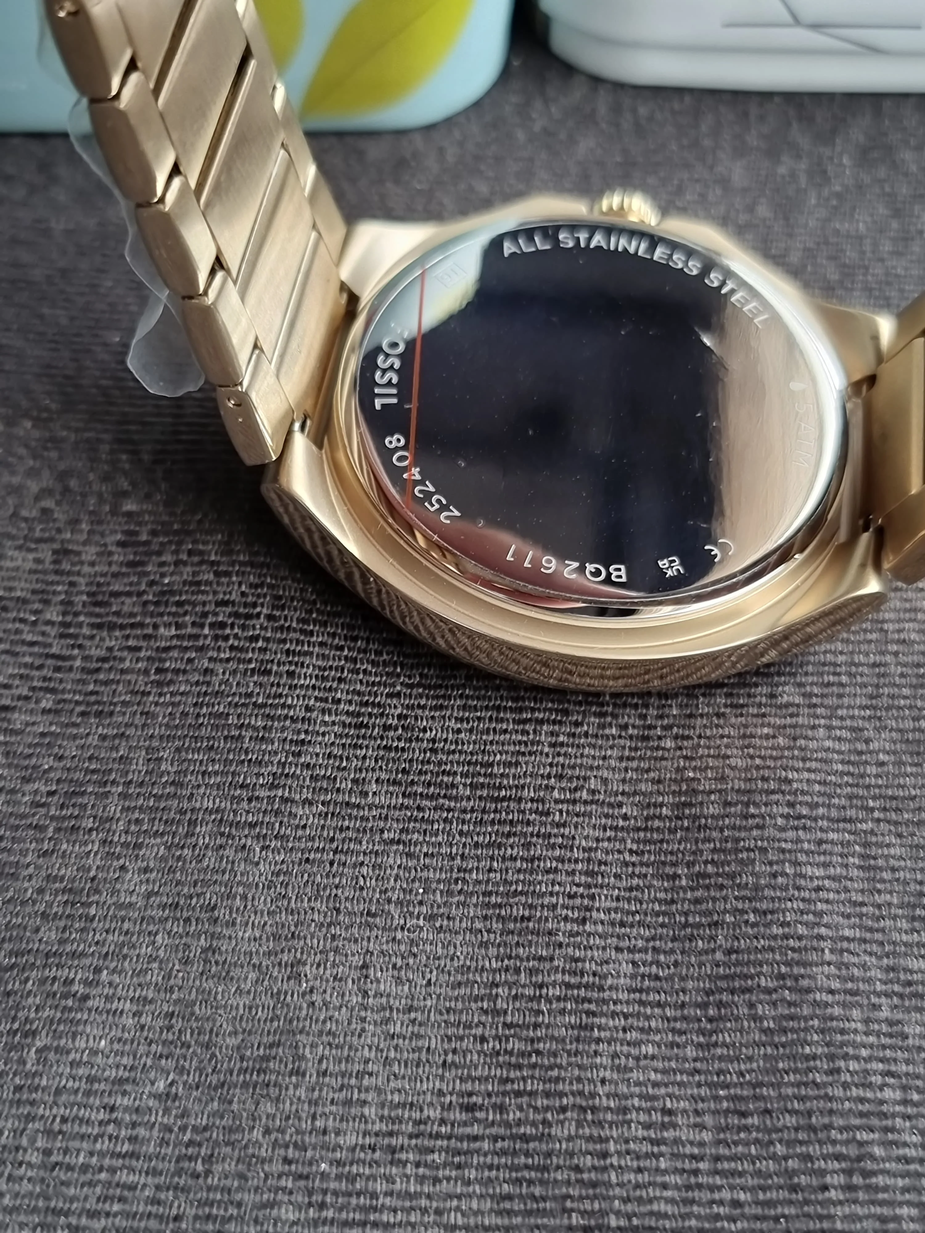 Fossil Evanston Multifunction Gold-Tone Stainless Steel Watch Bq2611 - Image 4