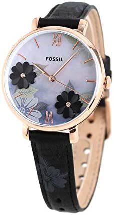 [Fossil] FOSSIL Jacqueline 1.4 inches (36 mm) Floral Pattern Quartz Ladies Watch