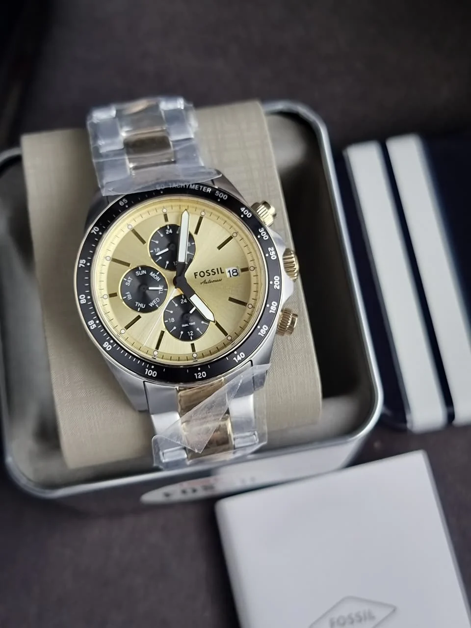 Fossil FS6126 Autocross Multifunction Men's Watch – Stainless Steel, Quartz, Sport Chronograph Style
