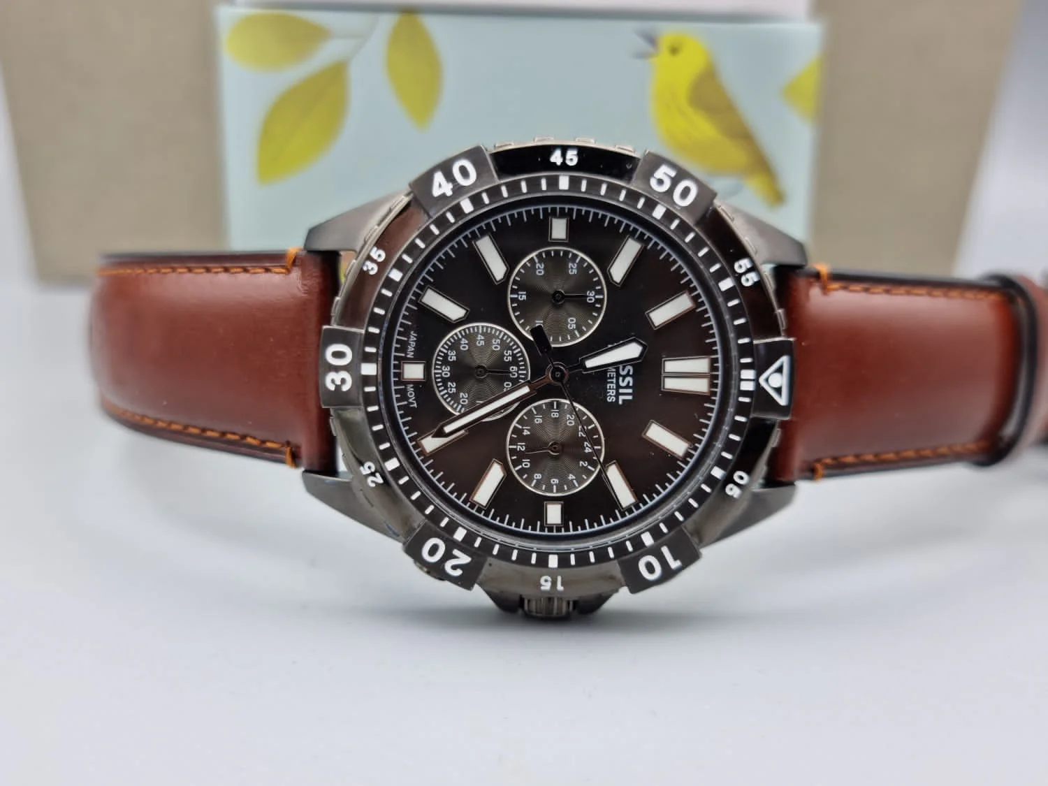Fossil Garrett Analog Grey Dial Men's Watch-FS5770 - Image 5