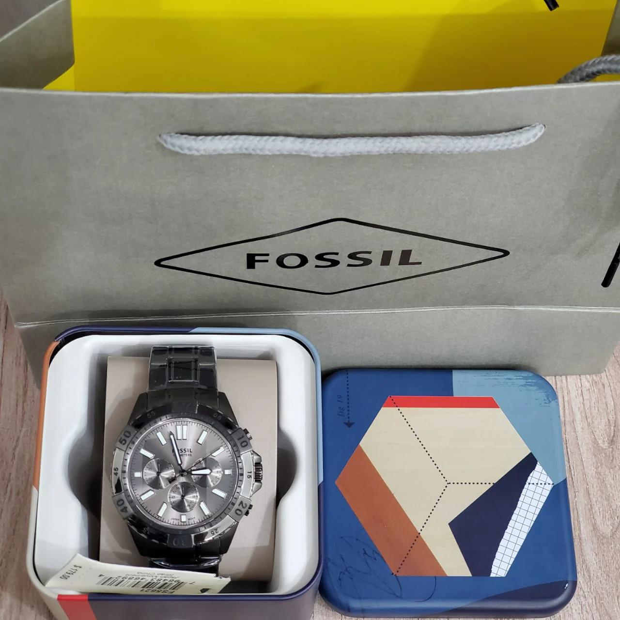 Fossil Garrett Chronograph Smoke Stainless Steel Men's Watch Fs5621 - Image 4