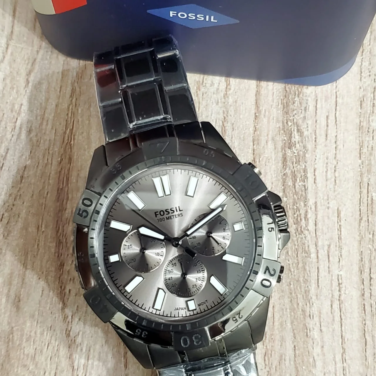 Fossil Garrett Chronograph Smoke Stainless Steel Men's Watch Fs5621 - Image 7