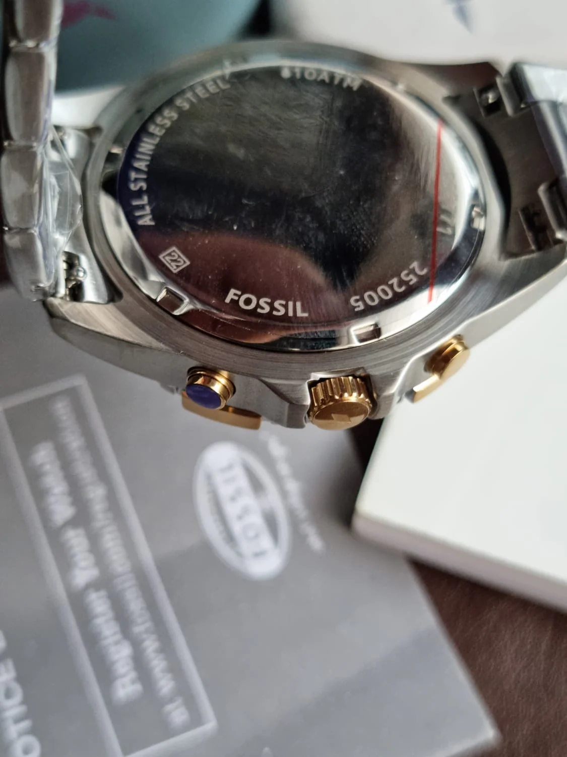 Fossil Garrett Chronograph Stainless Steel Watch FS5771, SILVER - Image 6