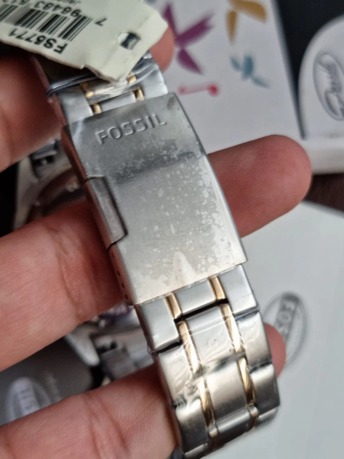 Fossil Garrett Chronograph Stainless Steel Watch FS5771, SILVER - Image 7