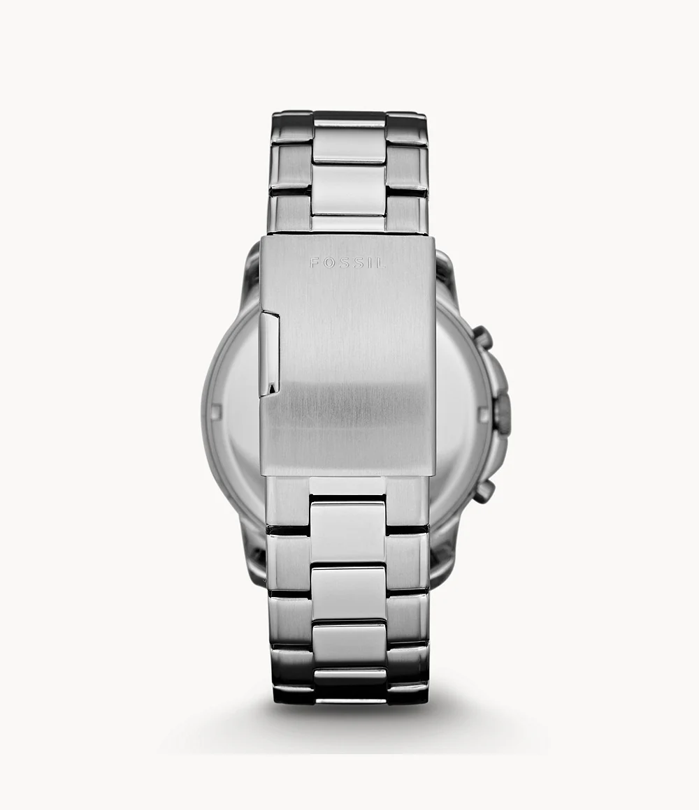 Fossil Men’s Chronograph Quartz Stainless Steel Black Dial 44mm Watch FS4736 - Image 2