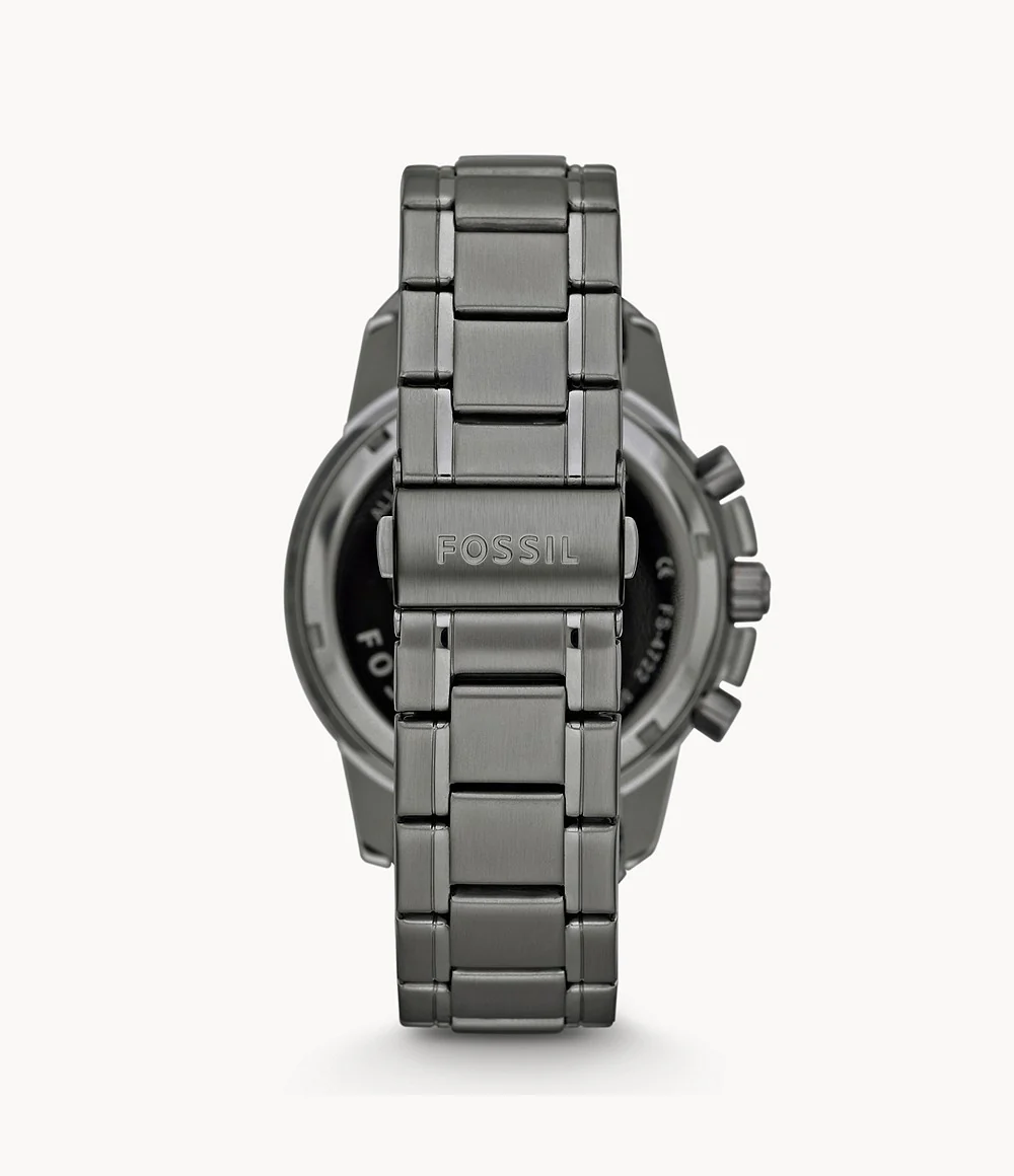Fossil Men’s Chronograph Quartz Stainless Steel Black Dial 45mm Watch FS4721 - Image 2