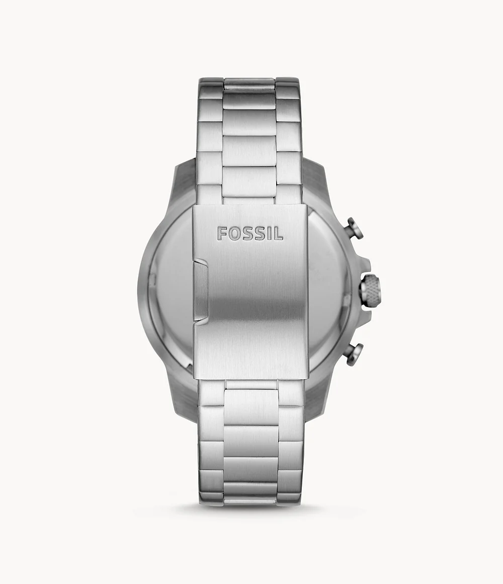 Fossil Men’s Chronograph Quartz Stainless Steel Blue Dial 46mm Watch FS5604 - Image 2