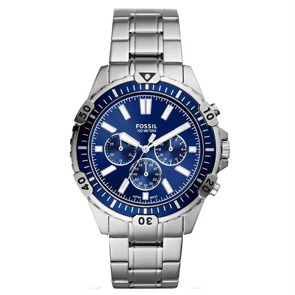 Fossil Men’s Chronograph Quartz Stainless Steel Blur Dial 44mm Watch FS5623