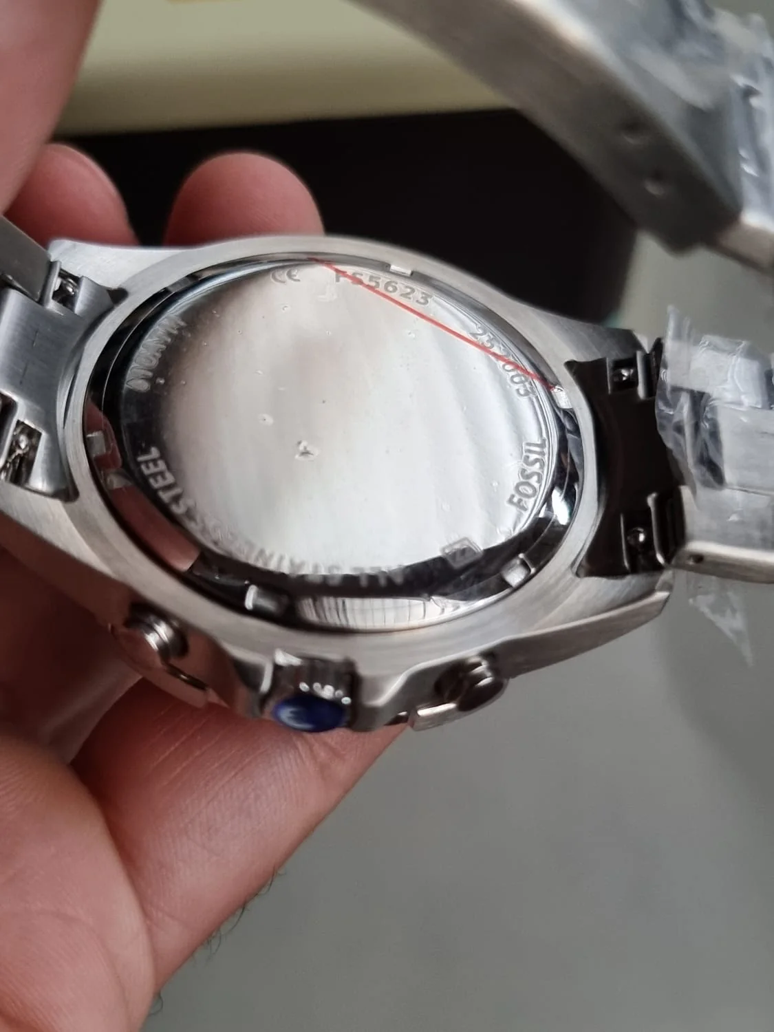 Fossil Men’s Chronograph Quartz Stainless Steel Blur Dial 44mm Watch FS5623 - Image 6