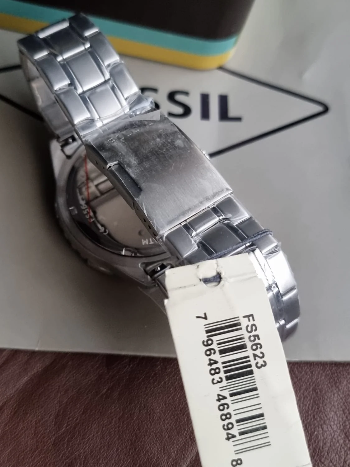 Fossil Men’s Chronograph Quartz Stainless Steel Blur Dial 44mm Watch FS5623 - Image 8