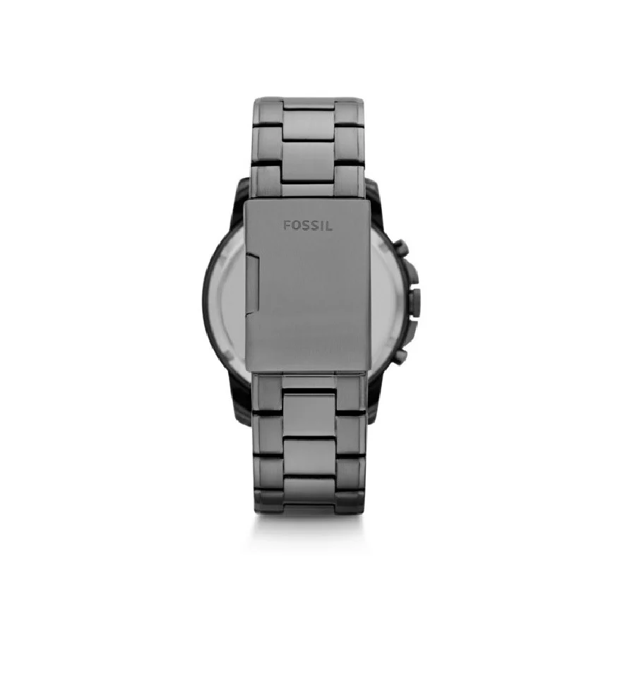 Fossil Men’s Chronograph Stainless Steel Blue Dial 44mm Watch FS4831 - Image 3
