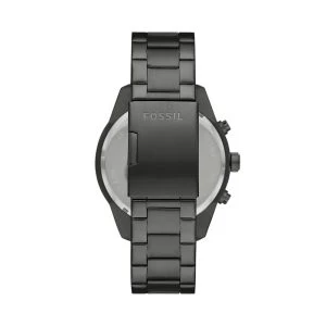 Fossil Men’s Quartz Gunmetal Stainless Steel Blue Dial 50mm Watch BQ2798 - Image 2