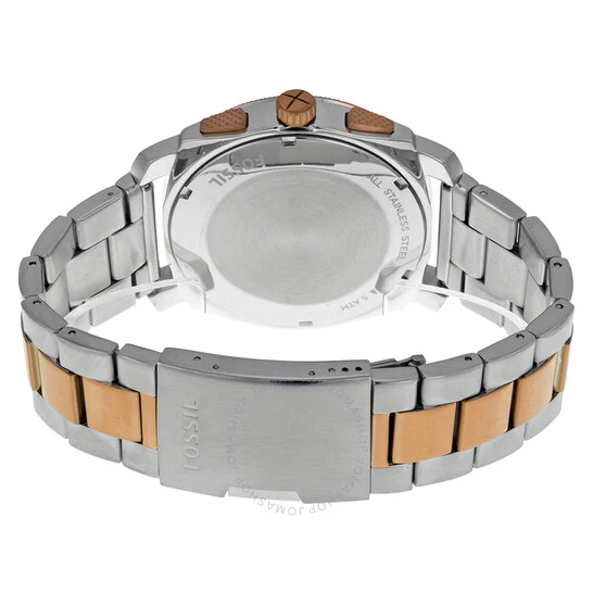 Fossil Men’s Quartz Stainless Steel Blue Dial 36mm Watch FS5037 - Image 3