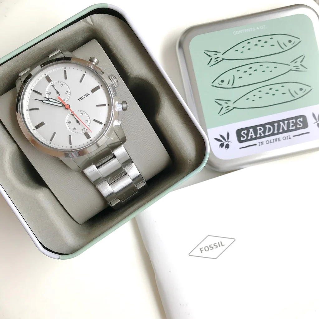 Fossil Men’s Quartz Stainless Steel White Dial 44mm Watch FS5346 - Image 6