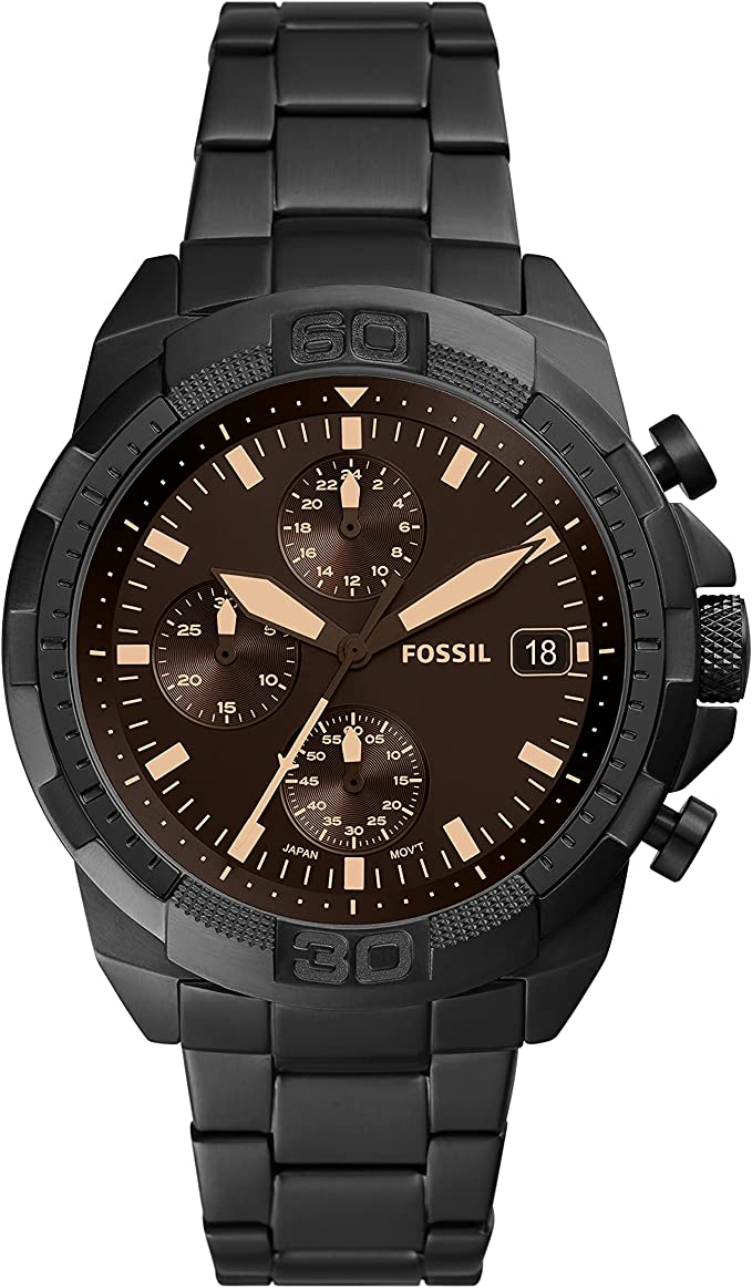 Fossil Men's Bronson Stainless Steel Quartz Dress Chronograph Watch