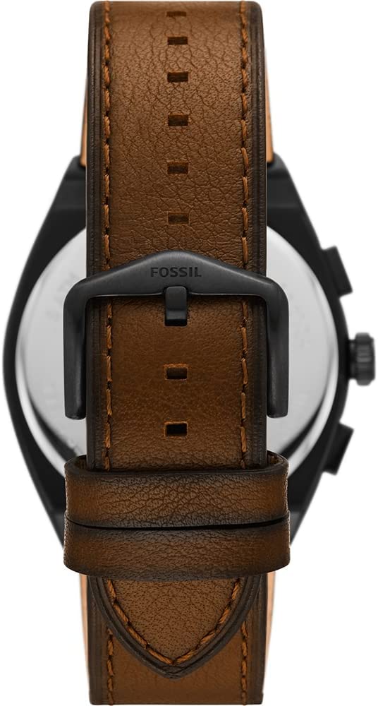 Fossil Men's Everett Chronograph, Black-Tone Stainless Steel Watch, FS5798 - Image 3