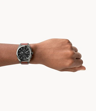 Fossil Men's Everett Stainless Steel Dress Quartz Chronograph Watch FS5799 - Image 4