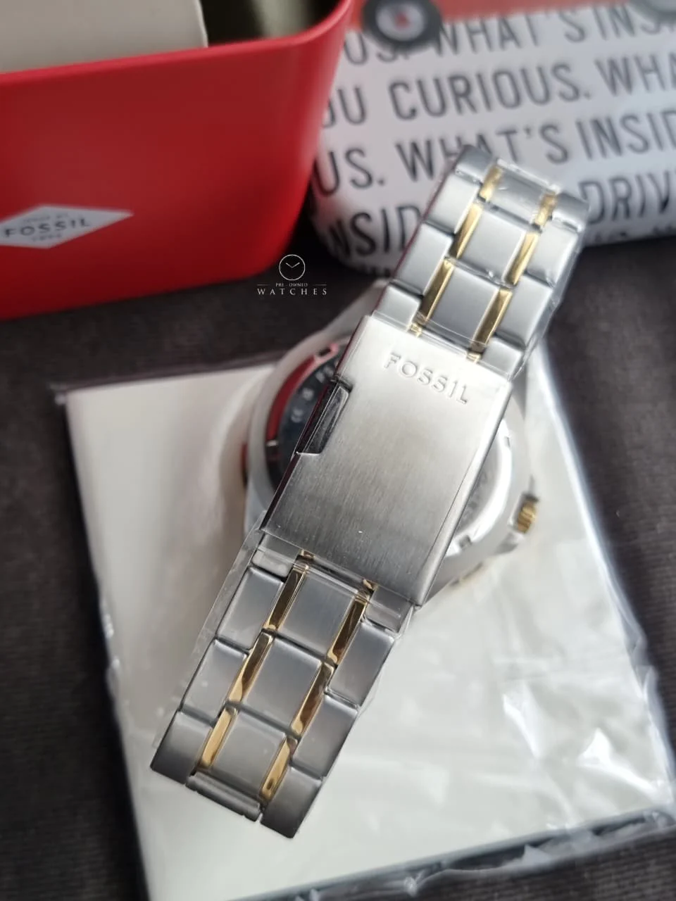 Fossil Men's Garrett Multifunction Two-Tone Stainless Steel Watch FS6146 - Image 3