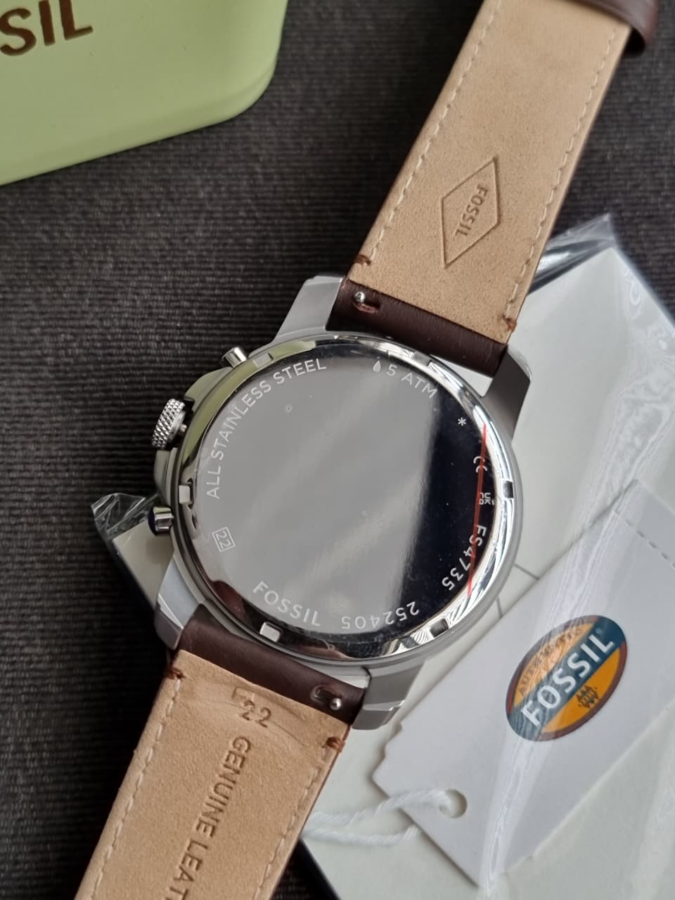 Fossil Men's Grant Stainless Steel Quartz Chronograph Watch FS4735 (WITHOUT TAG) - Image 4