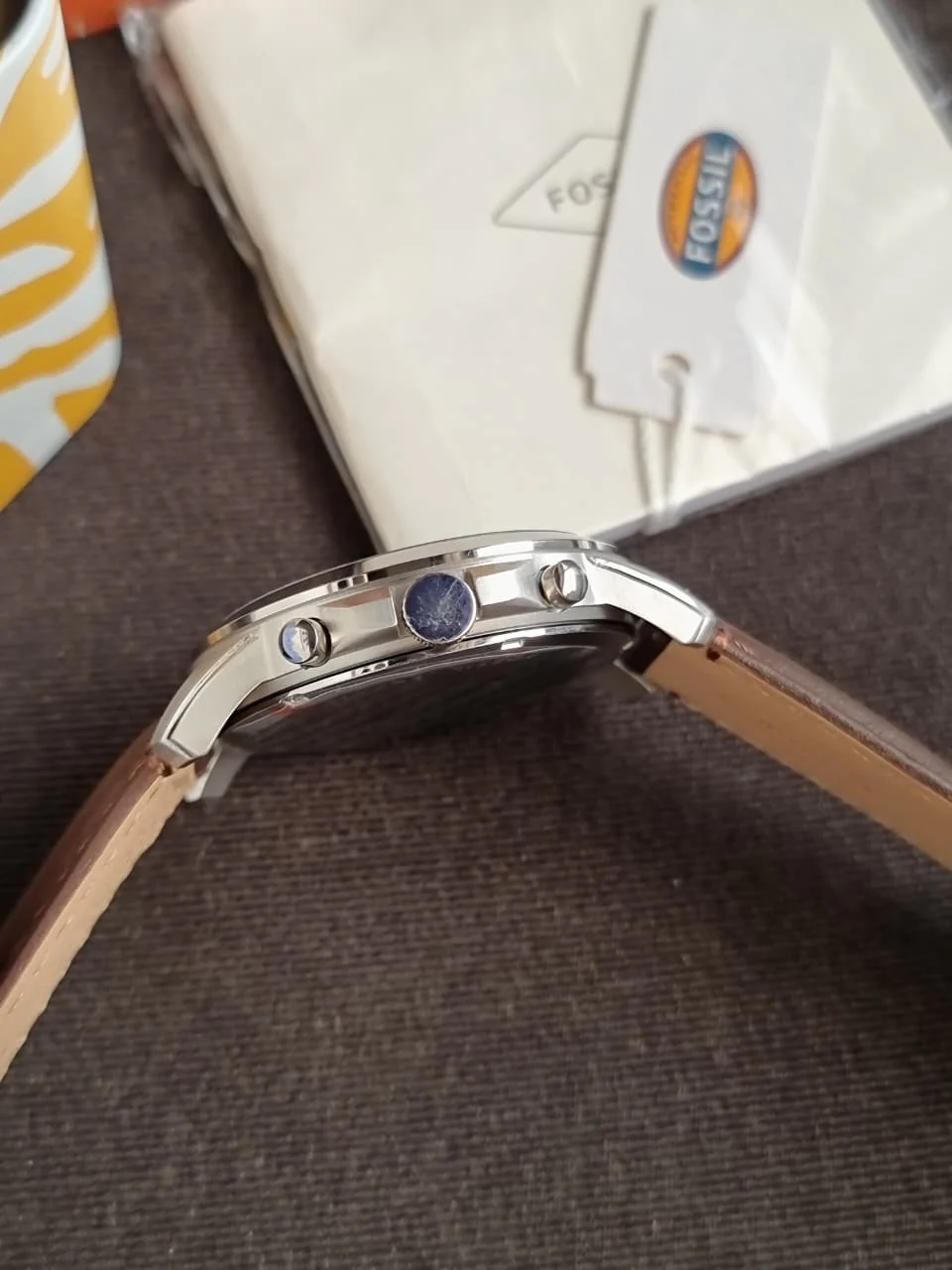 Fossil Men's Grant Stainless Steel Quartz Chronograph Watch Fs4813(WITHOUT TAG ) - Image 8