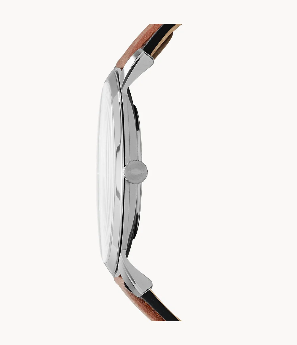 Fossil Men's Minimalist Stainless Steel Slim Casual Watch (Model: FS5304) - Image 2