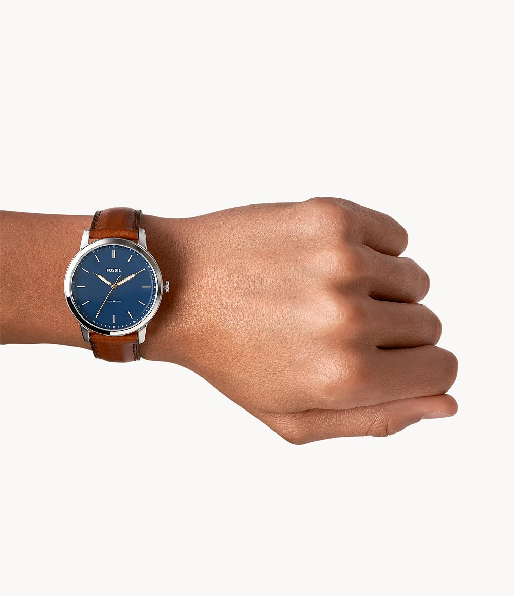 Fossil Men's Minimalist Stainless Steel Slim Casual Watch (Model: FS5304) - Image 4