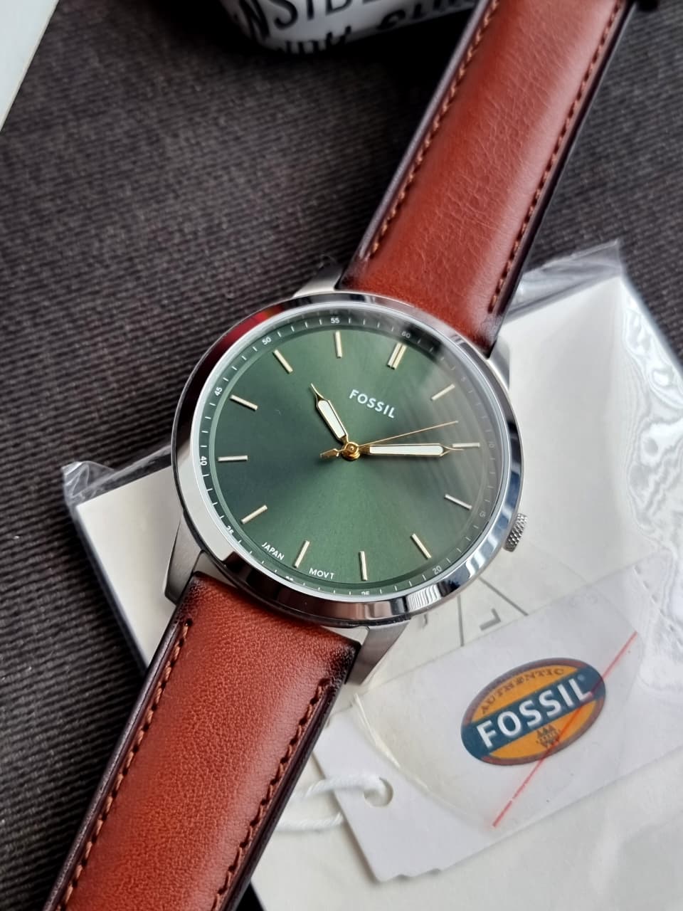 Fossil Minimalist FS6094 Men's Watch – Stainless Steel, Clean Dial, Quartz - Image 2