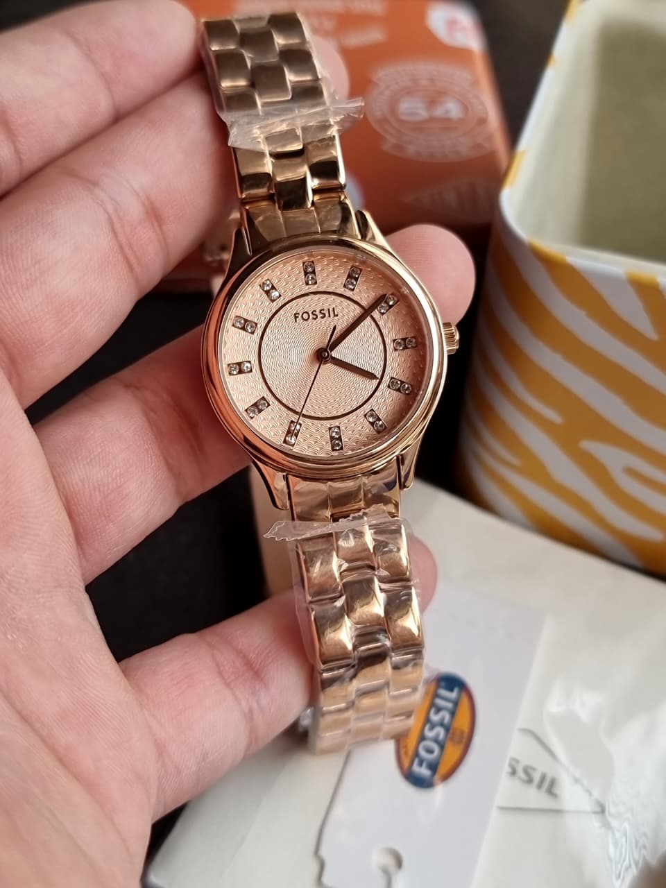 Fossil Mod Soph Analog Pink Dial Women's Watch-BQ1571 - Image 4