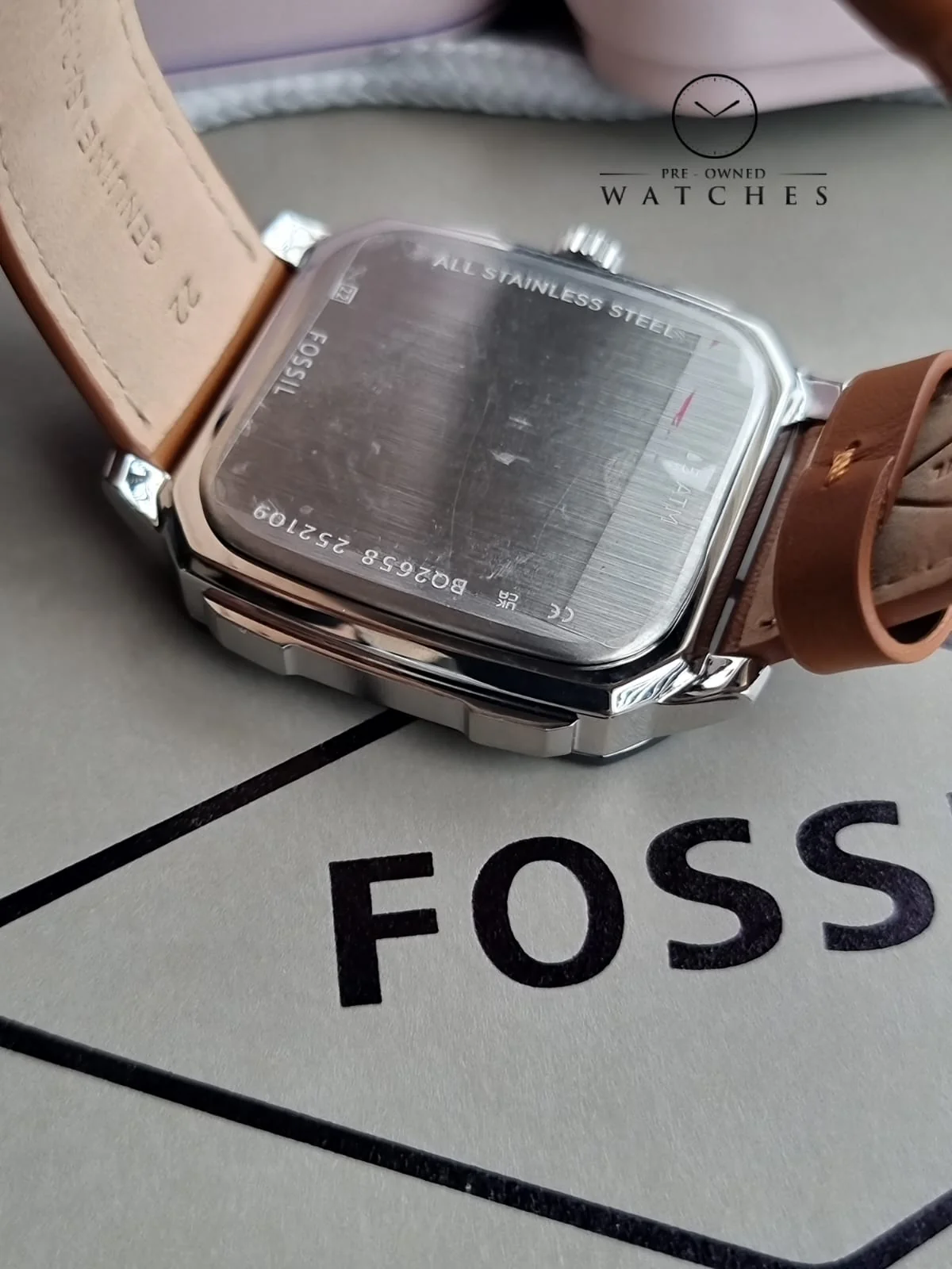 FOSSIL MULTIFUNCTION BROWN LEATHER WATCH BQ2658 - Image 10