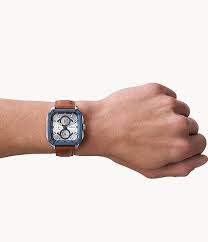 FOSSIL MULTIFUNCTION BROWN LEATHER WATCH BQ2658 - Image 4