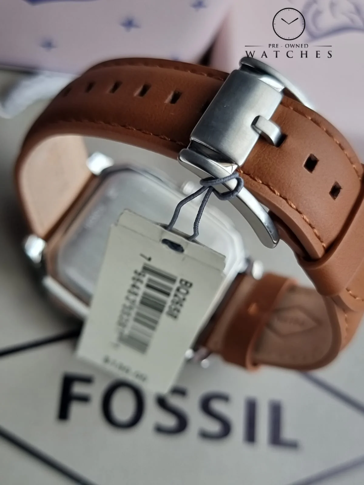 FOSSIL MULTIFUNCTION BROWN LEATHER WATCH BQ2658 - Image 7