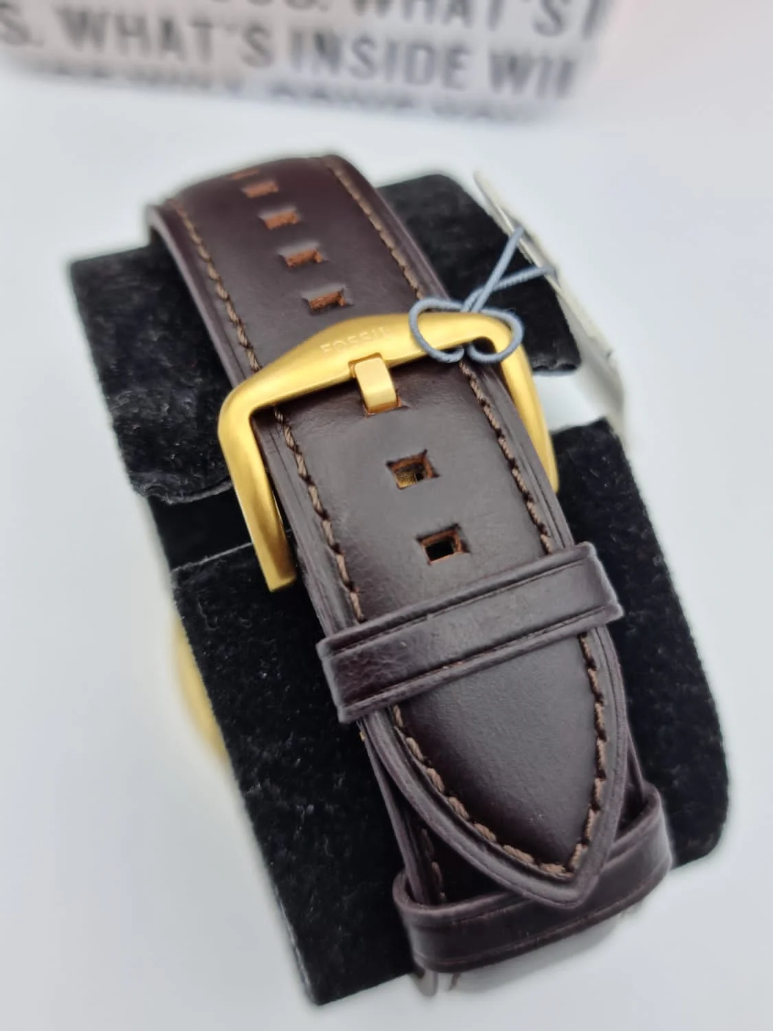 Fossil Neutra Chronograph Brown Leather Watch FS5763 - Image 3