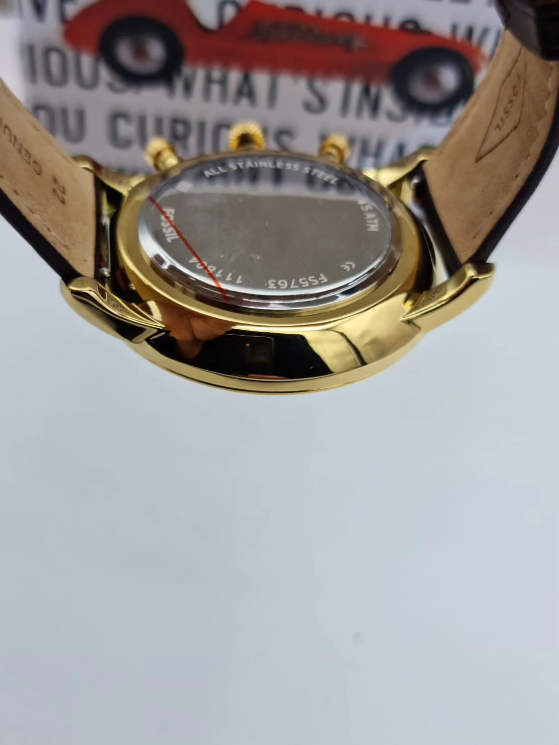 Fossil Neutra Chronograph Brown Leather Watch FS5763 - Image 8