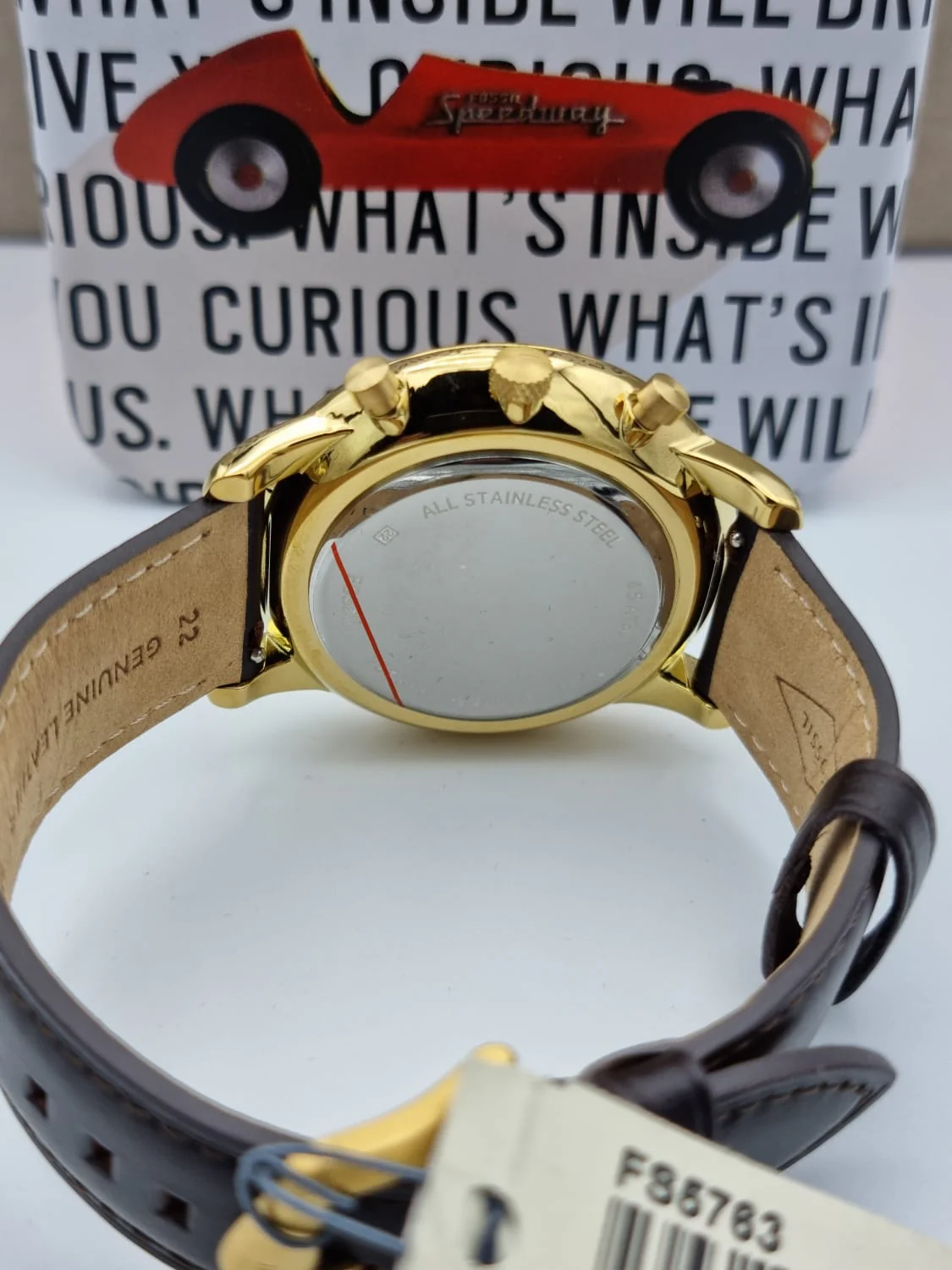 Fossil Neutra Chronograph Brown Leather Watch FS5763 - Image 9