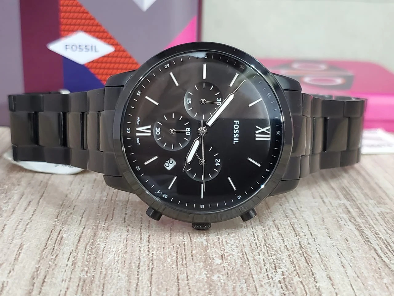 FOSSIL Neutra Chronograph Quartz Black Dial Men's Watch FS5474 - Image 2
