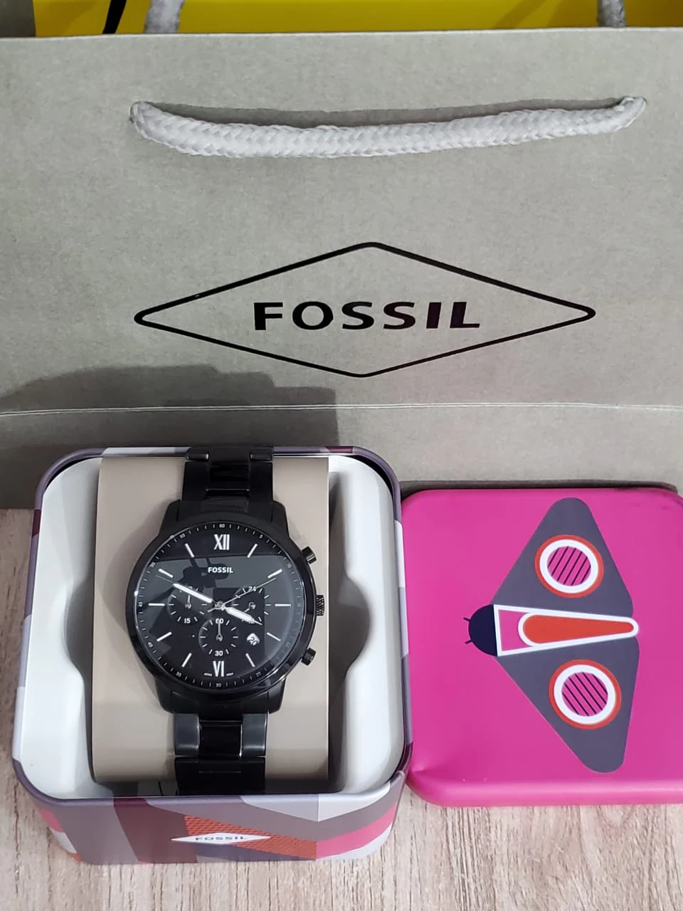 FOSSIL Neutra Chronograph Quartz Black Dial Men's Watch FS5474 - Image 5