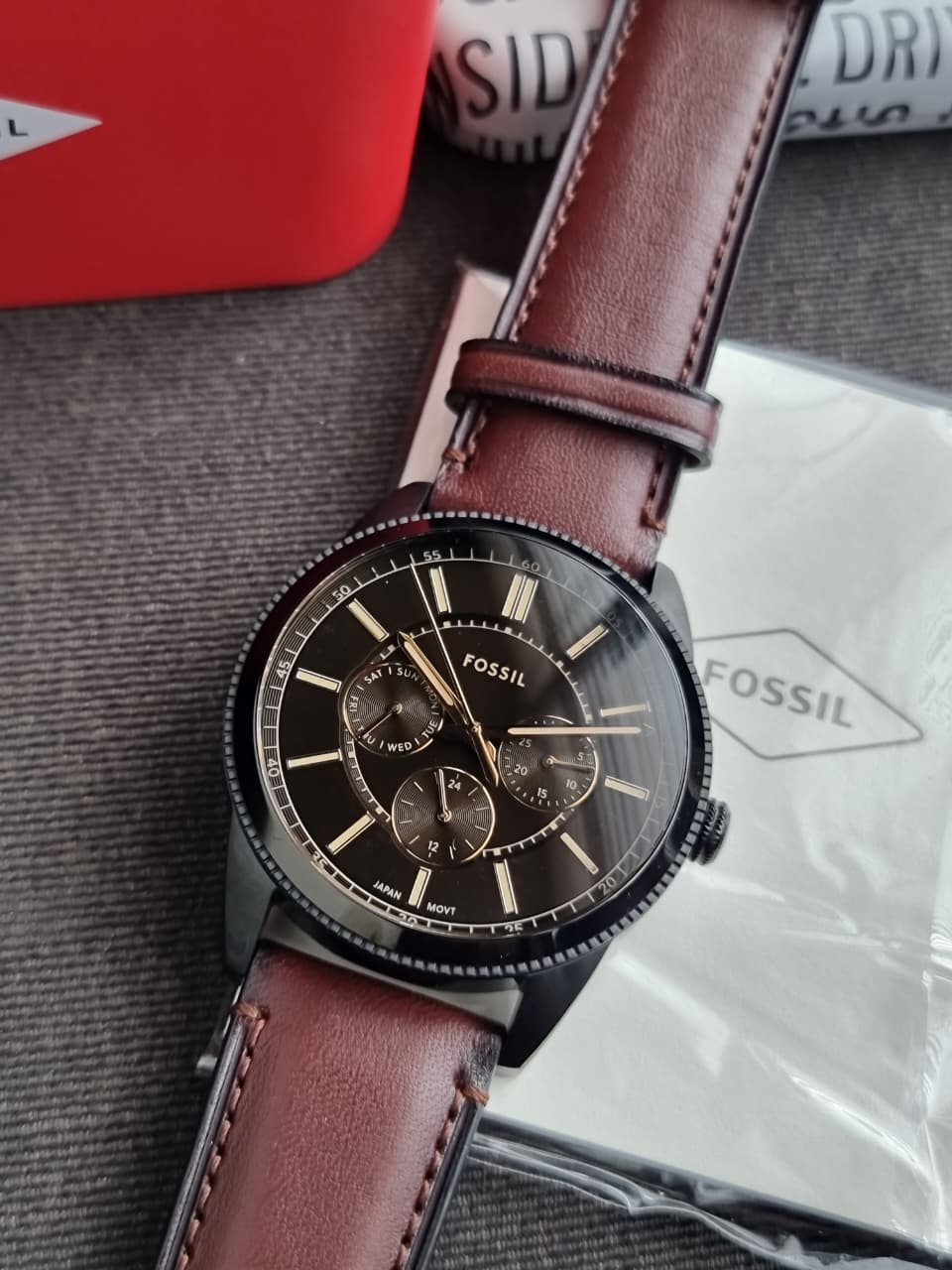 FOSSIL Pearson Multifunction Quartz Black Dial Men's Watch Item No. FS6138 - Image 3