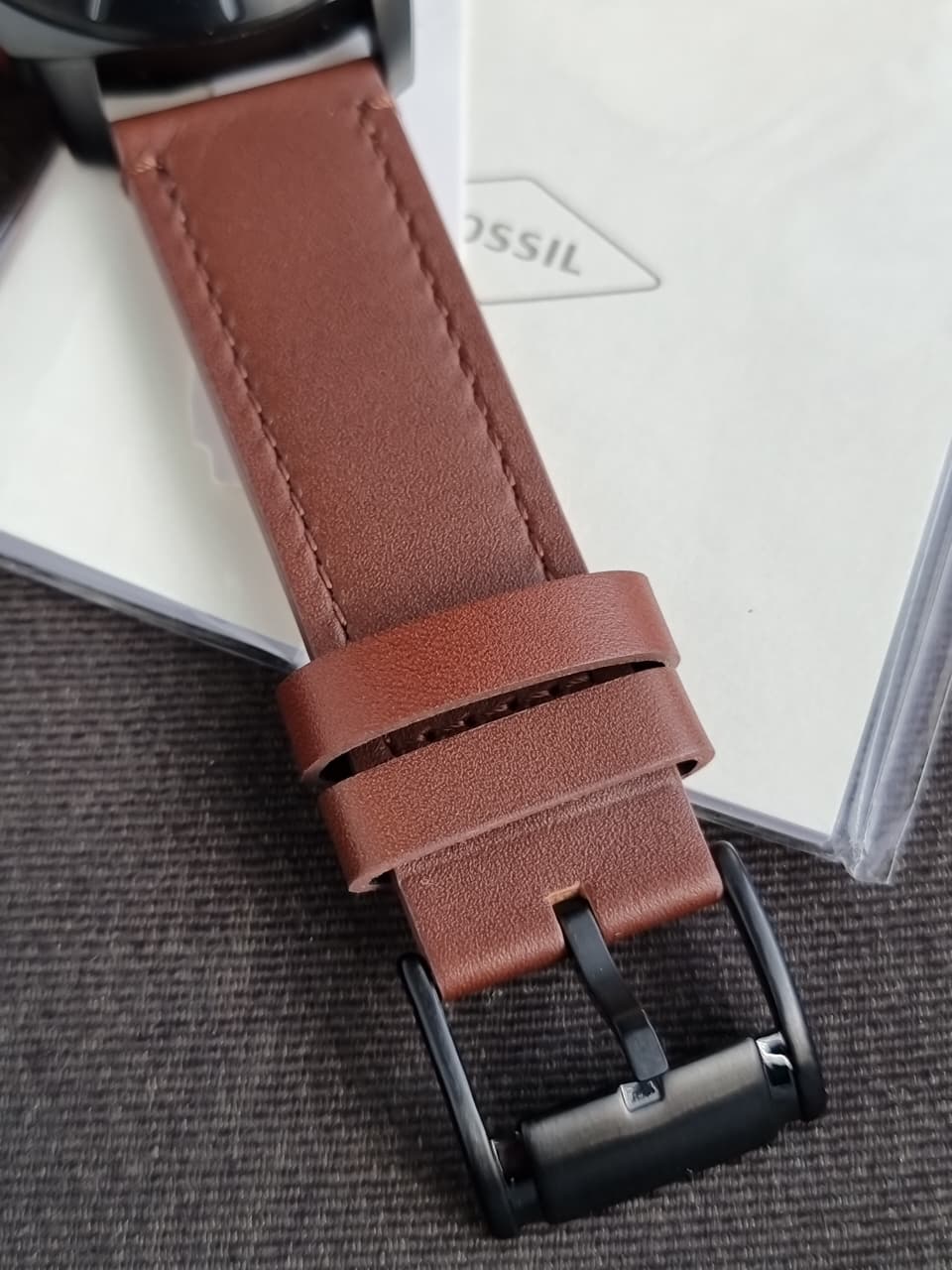 Fossil Privateer Chronograph Brown Leather Watch - BQ2820 - Image 4