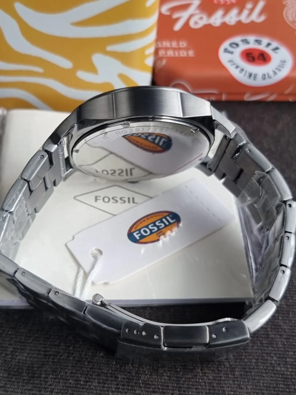 Fossil Privateer Chronograph Smoke Stainless Steel Watch - BQ2817 - Image 3