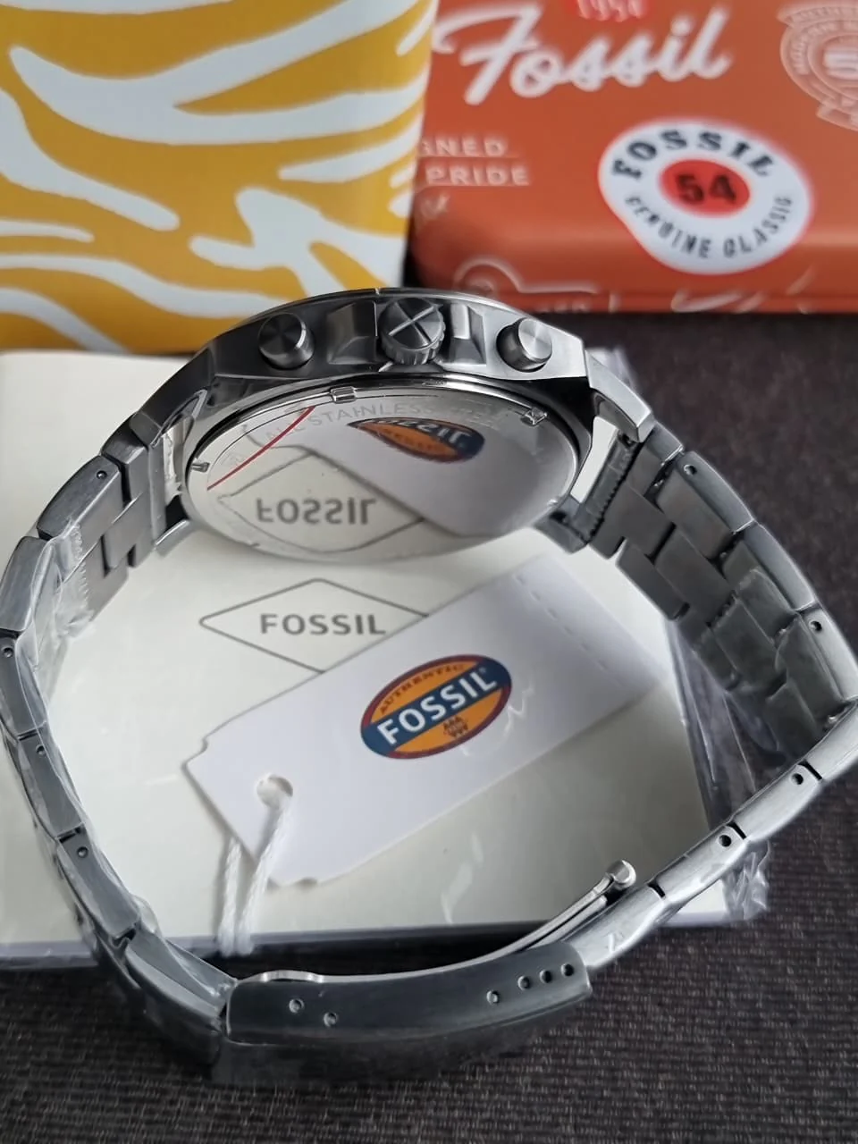 Fossil Privateer Chronograph Smoke Stainless Steel Watch - BQ2817 - Image 5