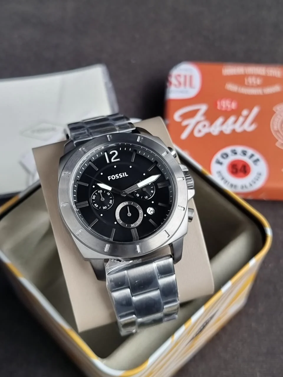 Fossil Privateer Chronograph Smoke Stainless Steel Watch - BQ2817 - Image 7