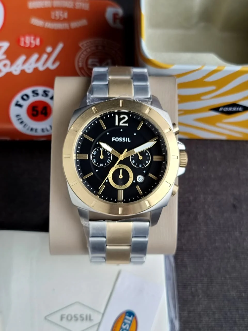 Fossil Privateer Chronograph Two-Tone Stainless Steel Watch - BQ2815 - Image 2