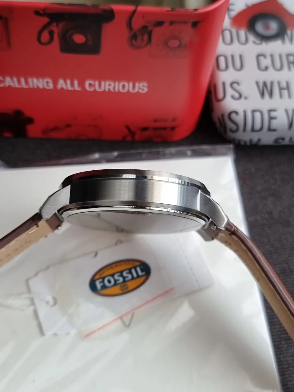Fossil Rhett BQ2908 Men's Watch – Multifunction, Brown Leather Strap, Quartz - Image 5